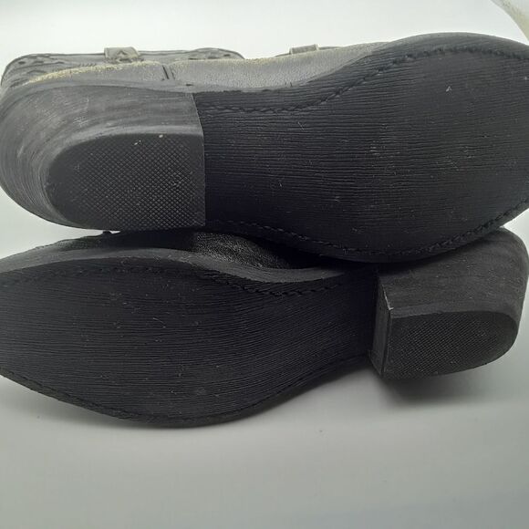 Rockin Country Women's Pointed Toe Leather Cowboy Boots Size 10M - Picture 11 of 11